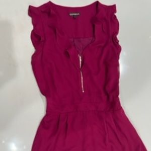 Express Romper - Size 8 - Fuchsia